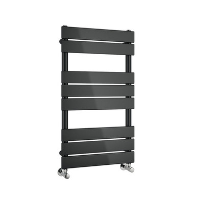 Queenstown Designer Towel Radiator -Anthracite Grey- 800 x 450mm