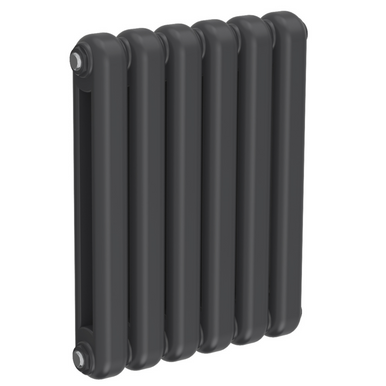 Reina Coneva Horizontal - Anthracite Mild Steel Radiator - 550mm x 440mm
