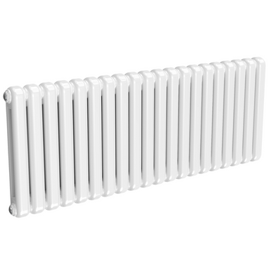 Reina Coneva Horizontal - White - Mild Steel Radiator - 550mm x 1420mm