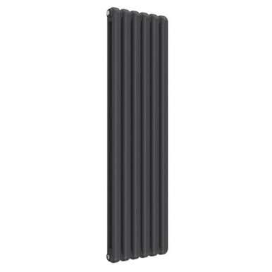 Reina Coneva Vertical -  Anthracite Mild Steel Radiator - 1500mm x 440mm