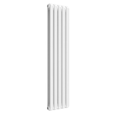 Reina Coneva Vertical - White Mild Steel Radiator - 1500mm x 370mm