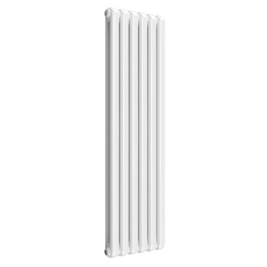 Reina Coneva Vertical - White Mild Steel Radiator - 1500mm x 440mm
