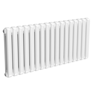 Reina Coneva Horizontal - White Mild Steel Radiator - 550mm x 1210mm