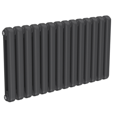 Reina Coneva Horizontal - Anthracite Mild Steel Radiator - 550mm x 1000mm