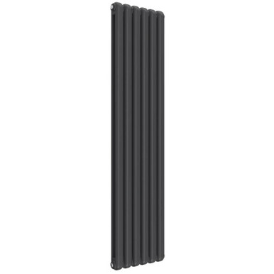 Reina Coneva Vertical  - Anthracite Mild Steel Radiator - 1800mm x 440mm