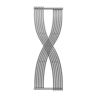 Reina Dimaro -Chrome Vertical Designer Radiator - 1760mm x 620mm