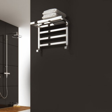 Reina Elvina - Chrome Designer Towel Rail - 350mm x 500mm