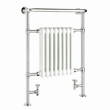 Reina Victoria - White Traditional Radiator - 960mm x 675mm