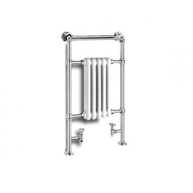 Reina Oxford - White Traditional Towel Rail  - 960mm x 536mm