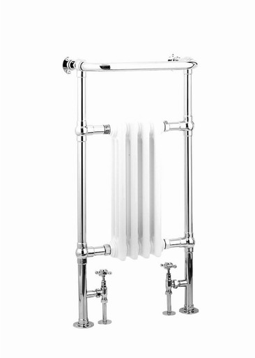 Reina Alicia - Chrome Traditional Towel Rail - 952mm x 479mm