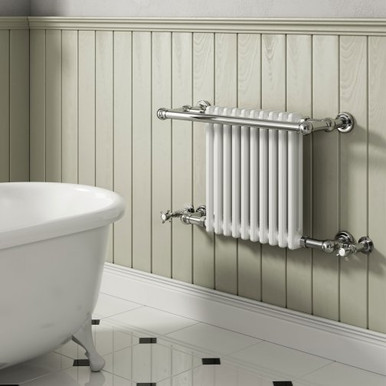 Reina Camden - White Towel Rail - 508mm x 770mm