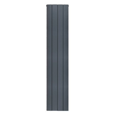 Adept KAVA Aluminium Vertical Single Designer Radiator - 1800 x 375mm - Anthracite