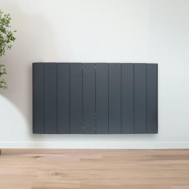 Athena Electric Aluminium Radiator (Anthracite/Horizontal) - 2000W