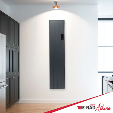 Athena Electric Aluminium Radiator (Anthracite/Vertical) 1000W
