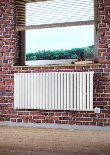 Terma Nemo Bluetooth Electric Radiator - 530mm x 1185mm - Sea Salt White
