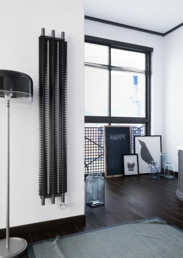 Terma Ribbon V Bluetooth Electric Radiator - 1800mm x 290mm - Metallic Grey