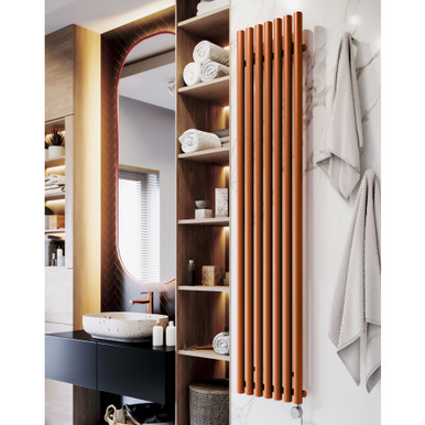 Terma Rolo Room Bluetooth Electric Radiator - 1800mm x 370mm - True Copper
