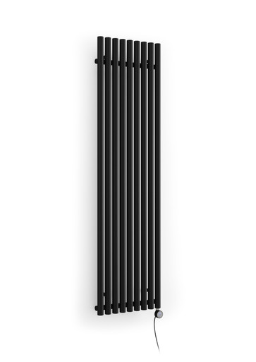 Terma Rolo Room Bluetooth Electric Radiator - 1800mm x 480mm - Heban Black
