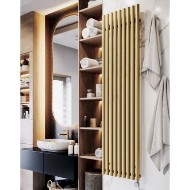 Terma Rolo Room Bluetooth Electric Radiator - 1800mm x 480mm - Brass