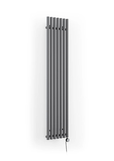Terma ROLO-ROOM-E 1800 x 370 Electric Radiator - Modern Grey