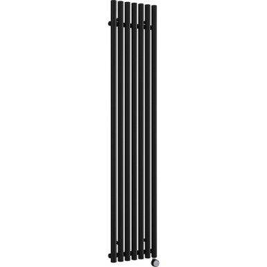 Terma ROLO-ROOM-E 1800 x 370 Electric Radiator - Heban Black