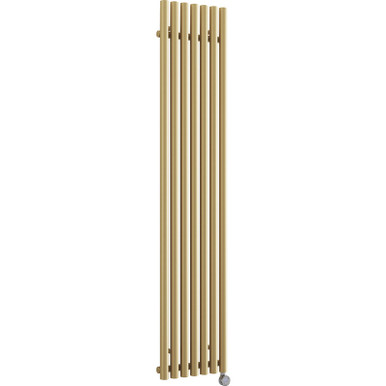 Terma ROLO-ROOM-E 1800 x 370 Electric Radiator - Brass