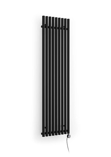 Terma ROLO-ROOM-E 1800 x 480 Electric Radiator - Heban Black