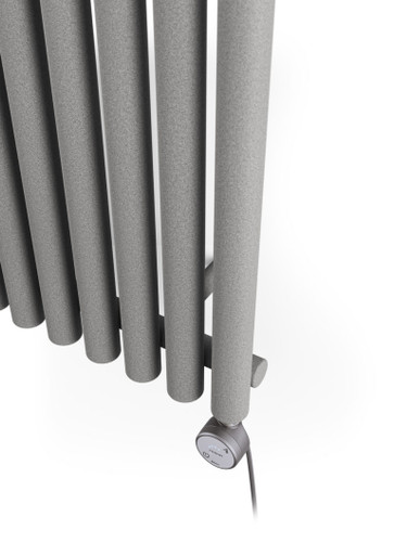 Terma ROLO-ROOM-E 1800 x 480 Electric Radiator - Salt n Pepper