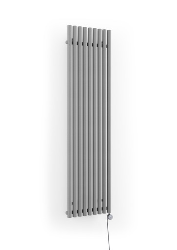 Terma ROLO-ROOM-E 1800 x 480 Electric Radiator - Salt n Pepper