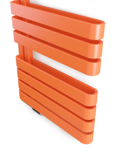 Terma WARP T BOLD 1110 x 500  Heated Towel Rail - RAL 2003  Matt Orange