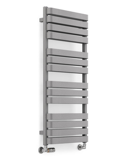 Terma WARP T BOLD 1110 x 500 Heated Towel Rail - Salt n Pepper