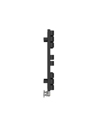 Terma WARP T BOLD 655 x 500 Heated Towel Rail - Soft 9005 Matt Black