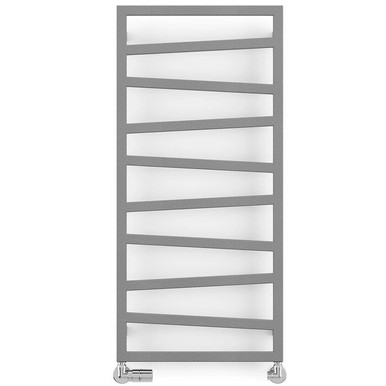 Terma ZIG ZAG 1070 x 500  Heated Towel Rail - Salt n Pepper