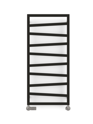 Terma ZIG ZAG 1070 x 500  Heated Towel Rail - Heban Black