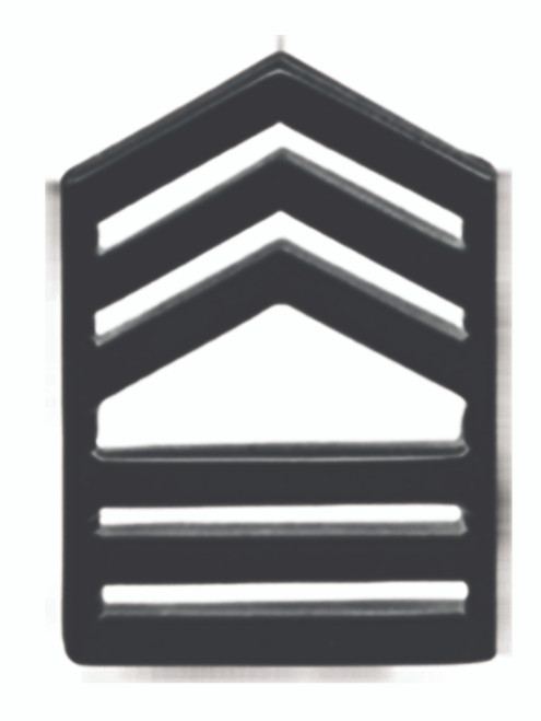 Master Sgt Rank Insignia Pin, ROTC, Pair