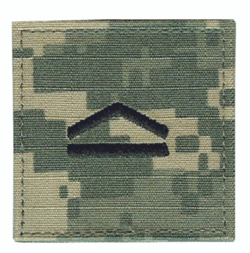 ROTC Rank - Private First Class - OCP w/hook - 2 x 2"