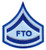 CPD FTO Chevron, Royal/White edged on Lt Blue twill - 3-1/8 x 3-1/2"