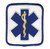 Star of Life Shoulder Patch, Reflective, Reflective White, 2-7/8x3-1/8"