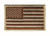 U.S. Flag Patch, Desert, 3-1/4x1-13/16"