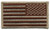 U.S. Flag Patch, Reverse, Desert, 3-1/4x1-13/16"