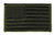 U.S. Flag Patch, O.D./Black, 3-1/4x1-13/16"