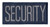 SECURITY Chest Patch, Grey/Midnight Navy, 4x2"