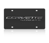 C7 Corvette Stingray Black SS License Plate