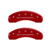 Corvette Stingray Brake Caliper Cover Red (back)