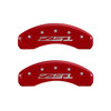 Z51 Brake Caliper Cover Red (back)