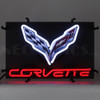 Small C7 Corvette Emblem Neon Sign