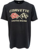 C3 Corvette Cross Flags Vintage Racing T-Shirt