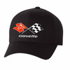 C3 Corvette Performance Flex Fit Black Hat