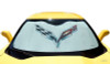 C7 2014-2019 Corvette Foldable Bubble Sun Shade (in car - alt)