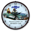 1960 Corvette Convertible LED Backlit Clock